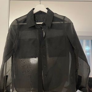 COS black shirt Size S